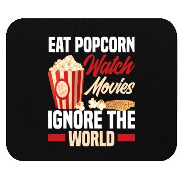 Discover Film Popcorn Cinema Mouse Pads
