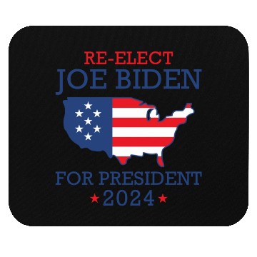Discover Re-Elect Joe Biden For President 2024 Mouse Pads