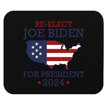 Discover Re-Elect Joe Biden For President 2024 Mouse Pads