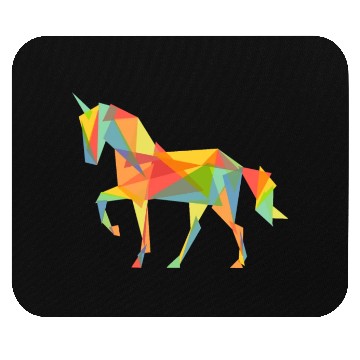 Discover Fractal Geometric Unicorn Mouse Pads
