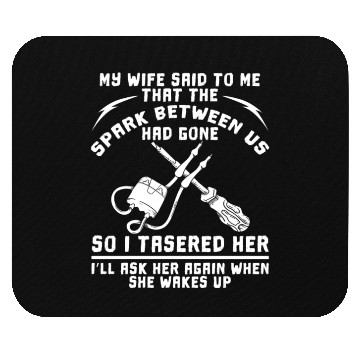 Discover Electrician Construction Electrician Mouse Pads