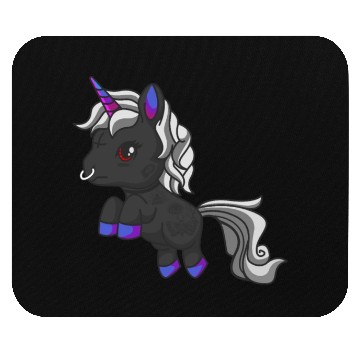 Discover Goth Unicorn Zombie Gothic Occult Halloween Mouse Pads