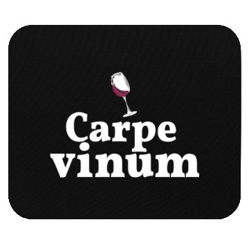 Discover Carpe Vinum Latin Language Latin Quote Saying Mouse Pads