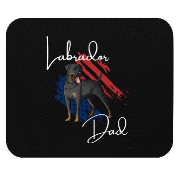 Discover Labrador dad Mouse Pads
