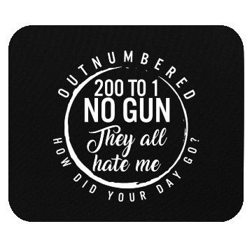 Discover Correctional Officer Mouse Pads, Out Numbered 200 To 1