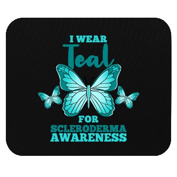 Discover I Wear Teal For Scleroderma Awareness Mouse Pads