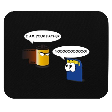 Discover Funny photography Mouse Pads with father and son film a