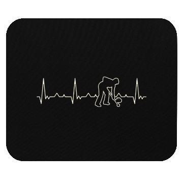 Discover Curling Stone Ice. Heart. Love. EKG. Pulse. Beat. Mouse Pads
