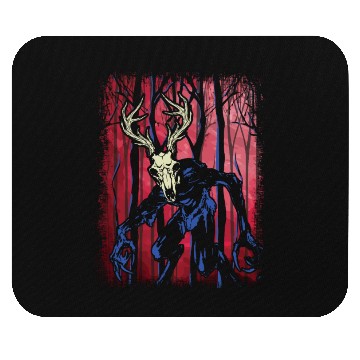 Discover Wendigo Folk Creature Forest Halloween Cryptid Mouse Pads