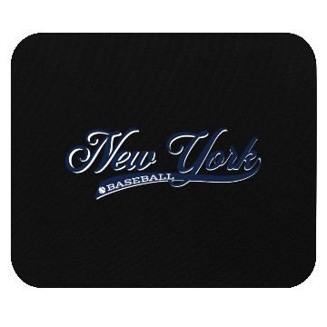 Discover New York Retro Vintage Script Baseball Mouse Pads