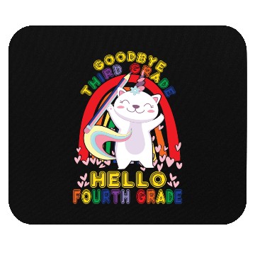 Discover Goodbye 3rd Grade Hello Fourth Grade Student Mouse Pads