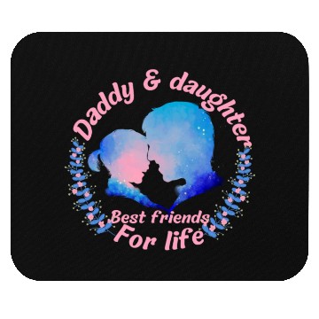Discover Daddy & daughter Mouse Pads