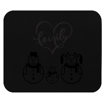 Discover Love family heart Mouse Pads