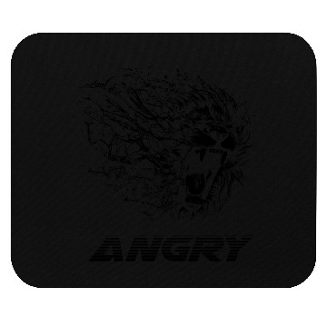 Discover lion face dessign Mouse Pads