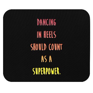 Discover Funny Dancer Dancing In Heels Ballroom Dance Mouse Pads