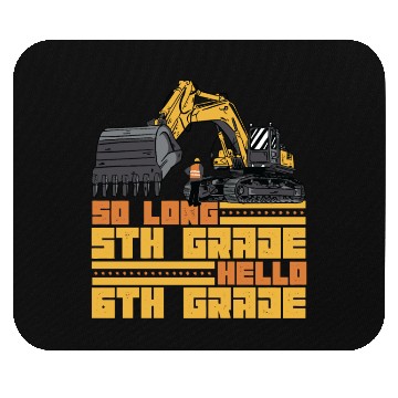 Discover So Long 5th Grade Hello 6th Grade Student Boys Mouse Pads