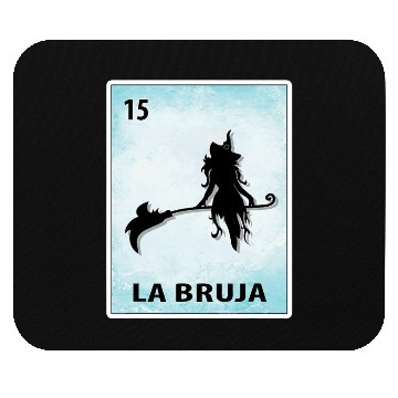 Discover La Bruja Mexican Witch Cards Halloween Mouse Pads