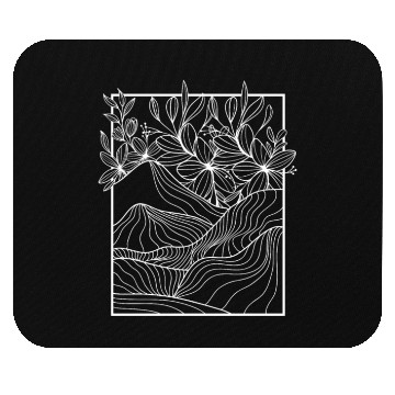 Discover Nature Lover Mountains Forest Hiking Hiker Mouse Pads