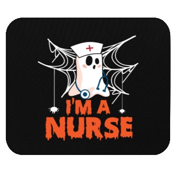 Discover I am a nurse ghost Mouse Pads