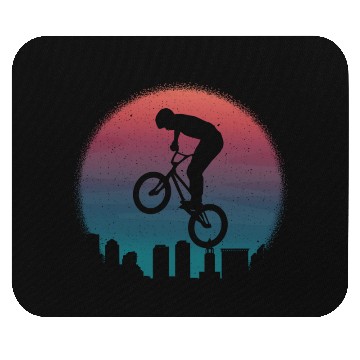 Discover BMX Bike Riders Vintage Design Bicycle Cycling BMX Mouse Pads