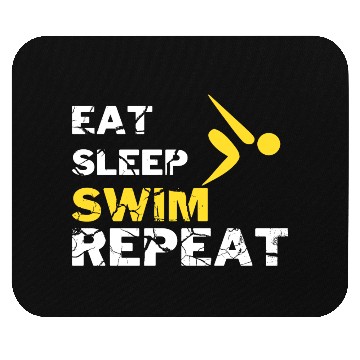 Discover EAT SLEEP SWIM REPEAT Mouse Pads