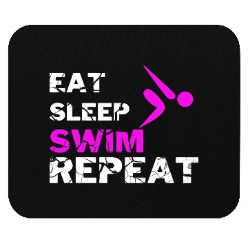 Discover EAT SLEEP SWIM REPEAT Mouse Pads