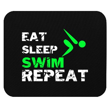 Discover EAT SLEEP SWIM REPEAT Mouse Pads