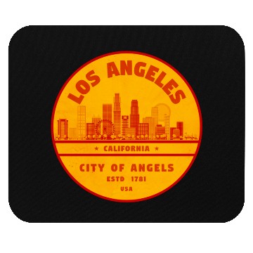 Discover Los Angeles Skyline Mouse Pads