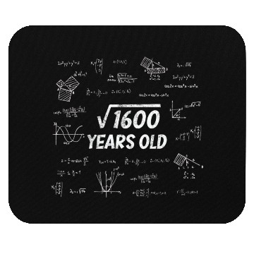 Discover Square Root Of 1600 - 40th Birthday Math Nerd Mouse Pads