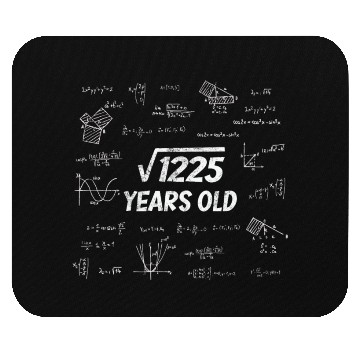 Discover Square Root Of 1225 - 35th Birthday Math Nerd Mouse Pads