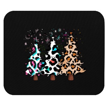 Discover Christmas trees, Leopard Christmas Trees, Winter Mouse Pads
