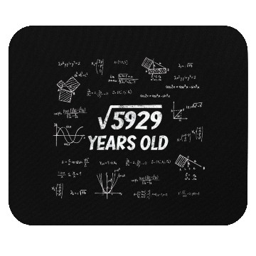 Discover Square Root Of 5929 - 77th Birthday Math Nerd Mouse Pads