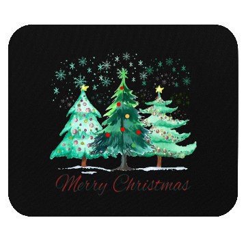 Discover Christmas trees, Leopard Christmas Trees, Winter Mouse Pads