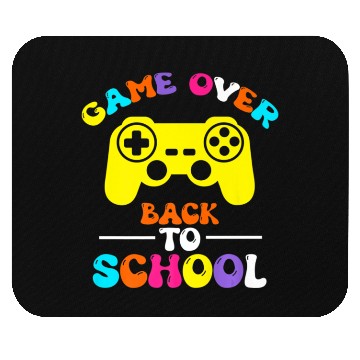 Discover Console Joystick Over Back To School Math Teacher Mouse Pads
