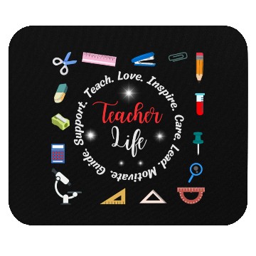 Discover Teacher life Mouse Pads