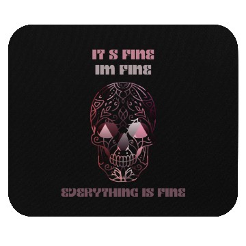 Discover Funny Halloween Magic Elegant Skull Mouse Pads