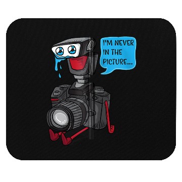 Discover Sad Photo Camera Crying Photographer Joke Gift Pho Mouse Pads
