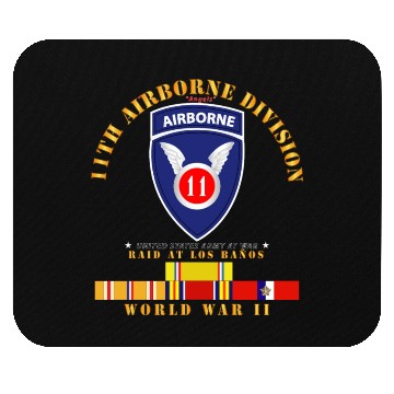 Discover 11th Airborne Division Raid at Los Baños WWII wPAC Mouse Pads