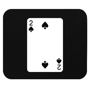 Discover Two Of Spades Playing Cards Halloween Costume Deck Mouse Pads