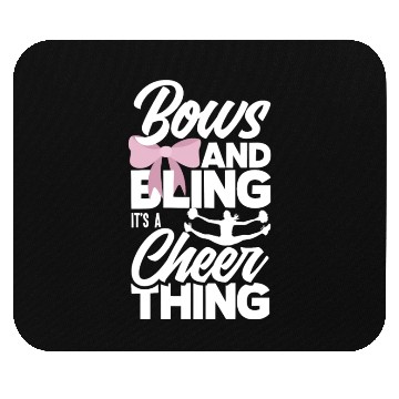 Discover Bows And Bling It's A Cheer Thing Cheerleading Mouse Pads