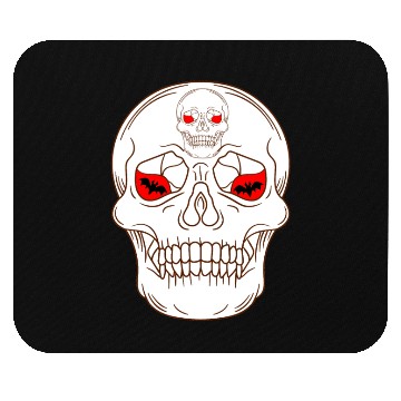 Discover FUNNY halloween scary head Mouse Pads phantom