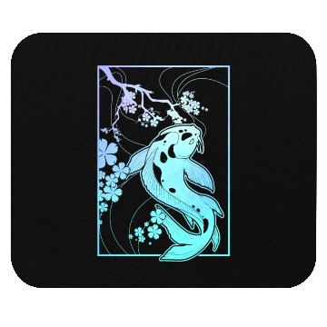 Discover Koi Pastel Goth Cherry Blossom Mouse Pads