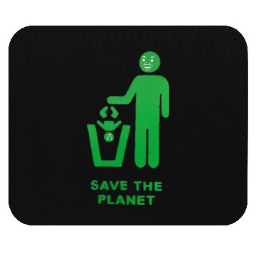 Discover save the planet Mouse Pads