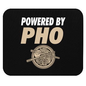 Discover Powered By Pho Soup Vietnamese Noodle Food Mouse Pads
