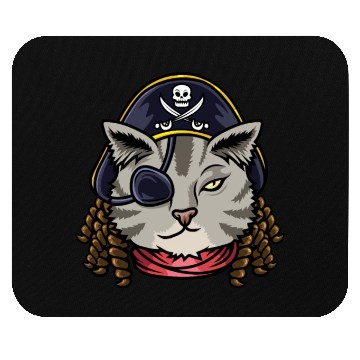 Discover Pirate Cat Cat Mom Gift Mouse Pads
