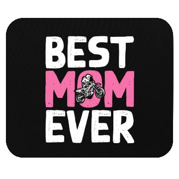 Discover Dirt Bike Biker Best Mom Ever Motorcycle Motocross Mouse Pads