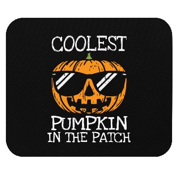 Discover Coolest Pumpkin In The Patch - Halloween Mouse Pads