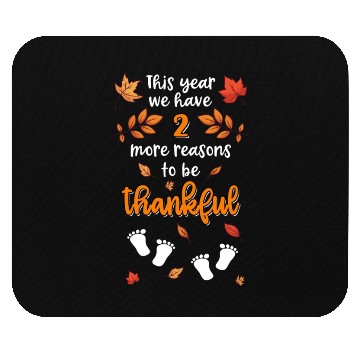 Discover Pregnancy Announcement Thanksgiving Mouse Pads