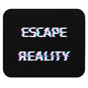 Discover escape reality cyberpunk glitch Mouse Pads