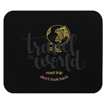 Discover Travel World Mouse Pads